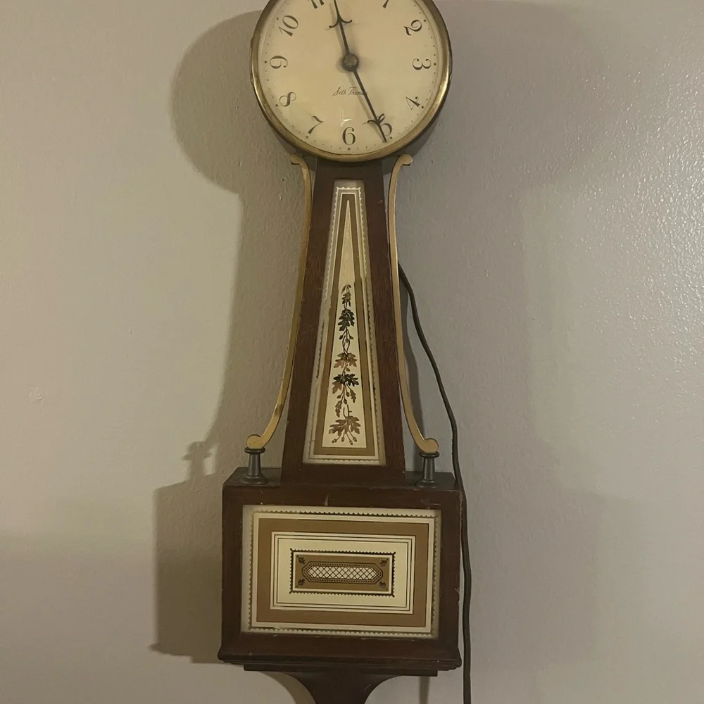 Classic Brown and Cream Wall Clock